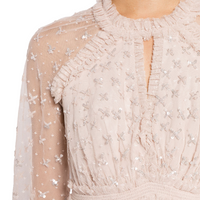 Sequin Kisses Ankle Gown