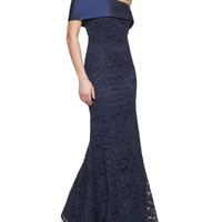 Off Shoulder Lace Mermaid Gown