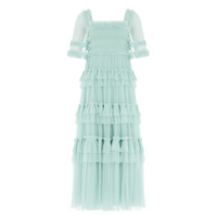 Peaches Ruffled Tulle Dress