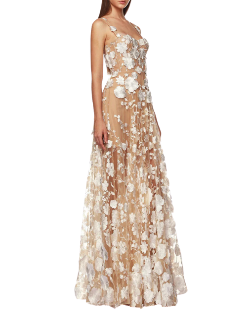 Jasmine Gown Beige