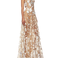 Jasmine Gown Beige