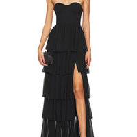 Rachel Cosette Gown Black