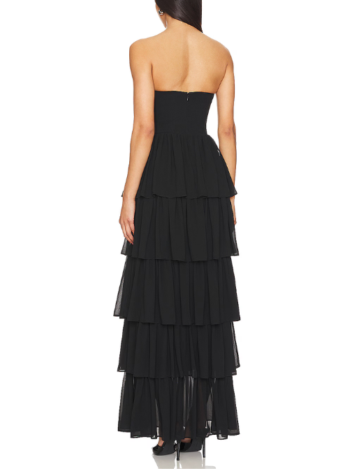 Rachel Cosette Gown Black