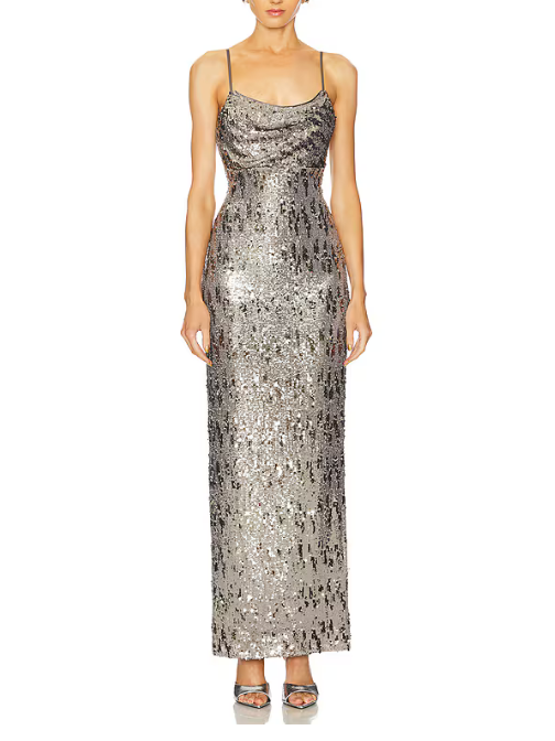 Cache Dress Silver
