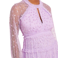 Sequin Kisses Ankle Gown