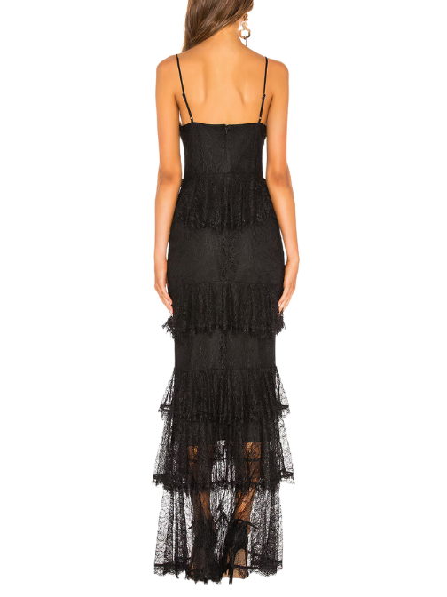 Zelda Fitz Gown Black