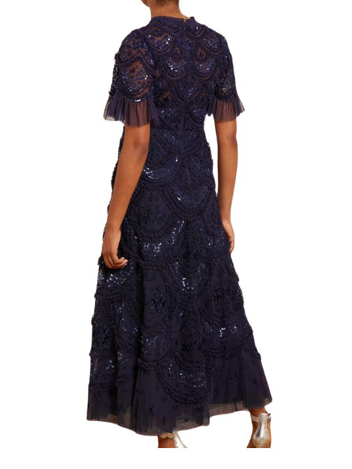 Carmen Sequin-Embellished Tulle Gown