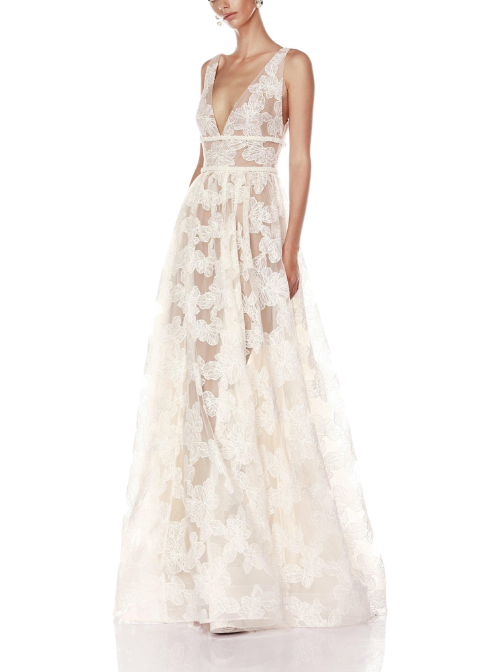 Lily Blanc Gown White