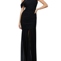 Issi Off Houlder Maxi Dress Black