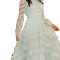 Lana Round Neck Gown