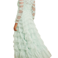 Lana Round Neck Gown