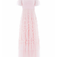 Verity Ruffle V-Neck Gown