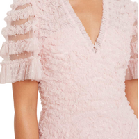 Verity Ruffle V-Neck Gown