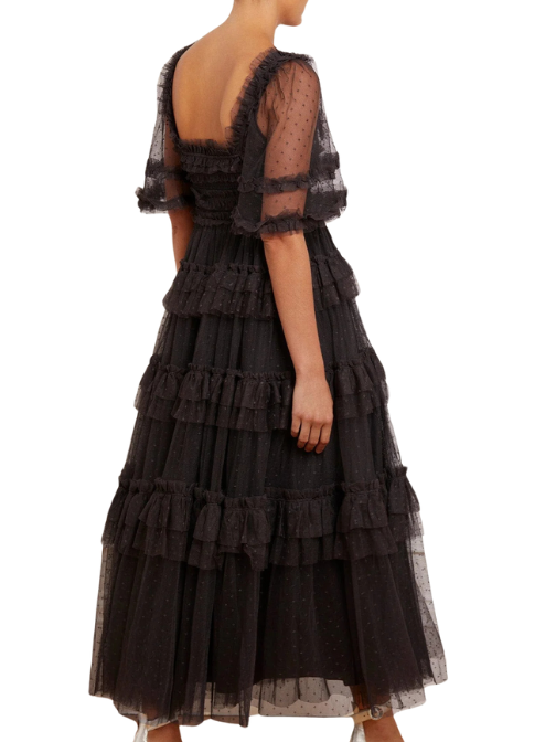 Peaches Smocked Ankle Gown