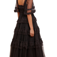 Peaches Smocked Ankle Gown