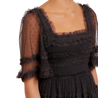 Peaches Smocked Ankle Gown