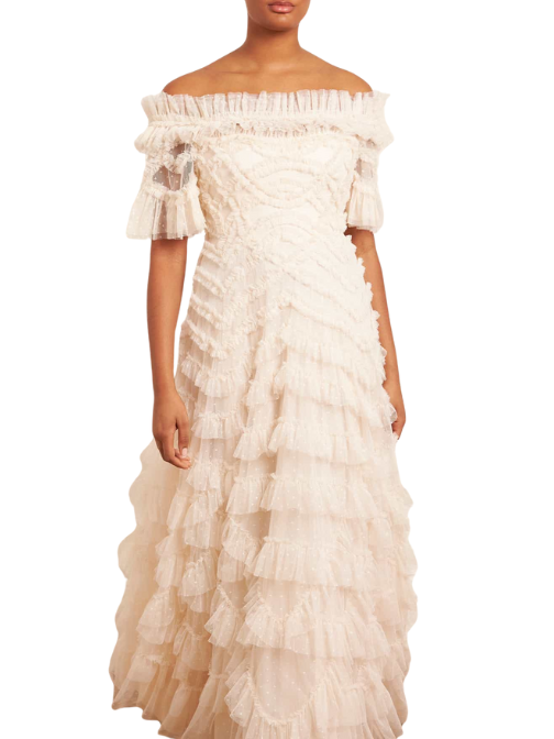 Lana Off-Shoulder Gown
