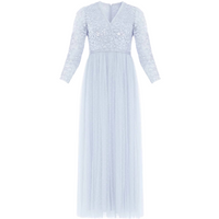 Tempest Bodice V-Neck Ankle Gown