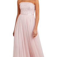 Tempest Bodice Strapless Gown