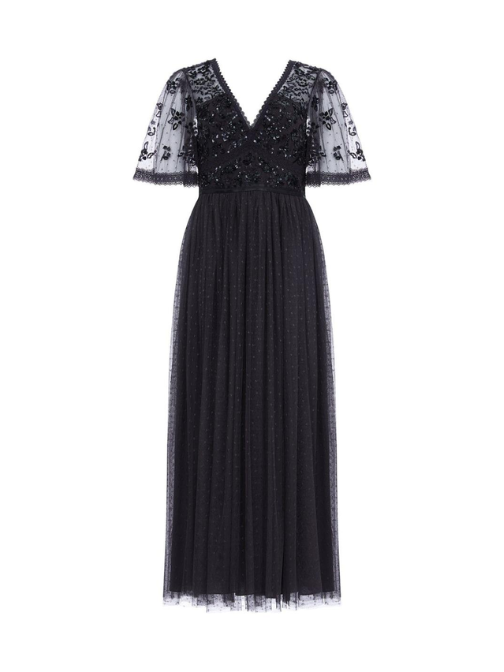 Shimmer Primrose Bodice Ankle Gown