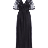 Shimmer Primrose Bodice Ankle Gown