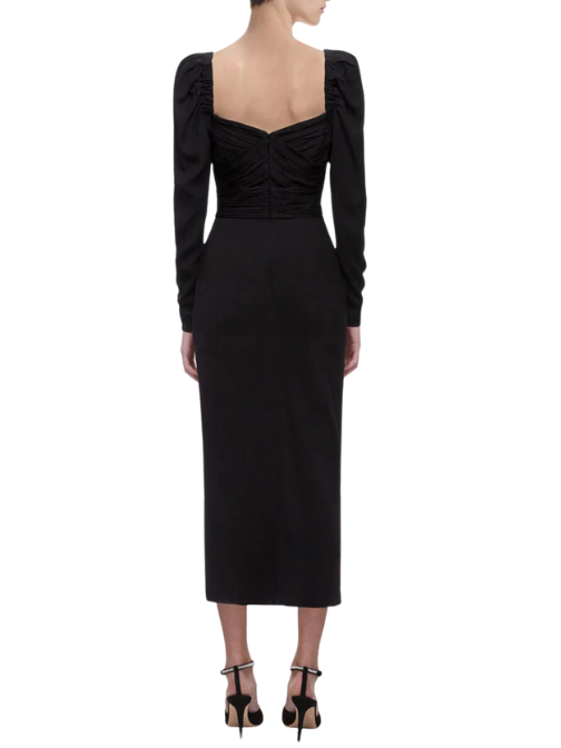 Iris Midi Dress Black