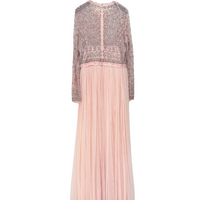 Andromeda Long Sleeves Embellished Maxi Dress