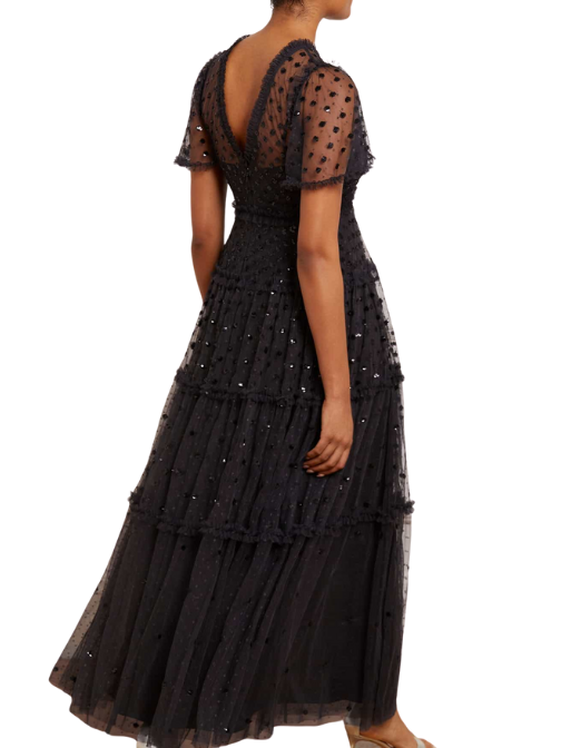Thea Sequined Maxi Dress