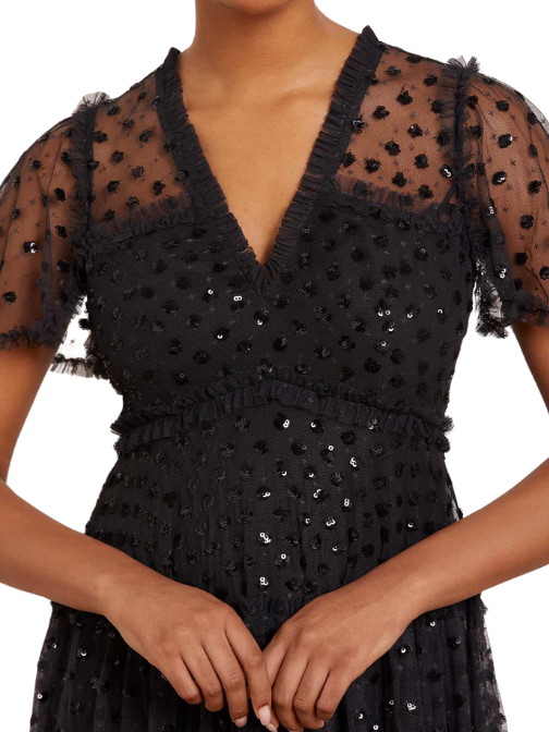Thea Sequined Maxi Dress