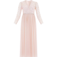 Tempest Bodice V-Neck Ankle Gown