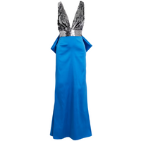 Topanga Embellished Duchesse-Satin Gown