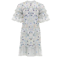 Meadow Sequin Mini Dress Green