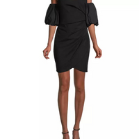 Deene Sweetheart Minidress Black
