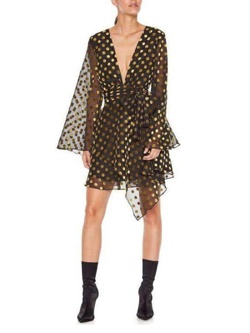 Budding Mini Dress Black
