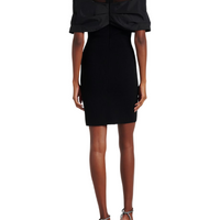 Maeve Mesh Mini Dress Black
