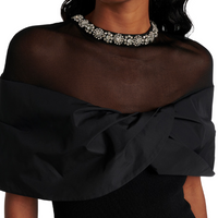 Maeve Mesh Mini Dress Black