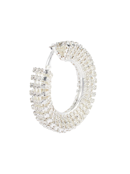 Crystal Hoop Earrings Crystal
