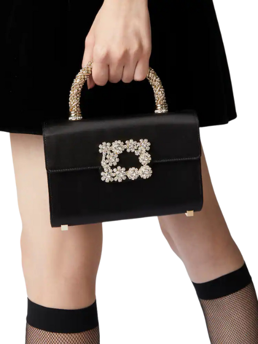 Jewel Efflorescence Mini Bag Black