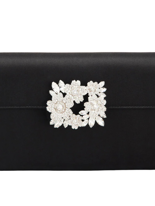 Efflorescence Mini Clutch Black
