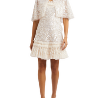 Regal Rose Gloss Short Cape Champagne
