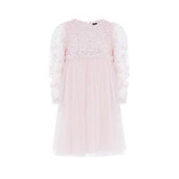 Lilybelle Long Sleeve Kids Dress Pink