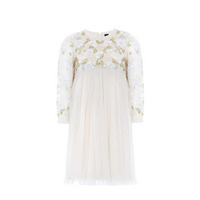 Lena Bodice Kids Dress Champagne