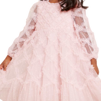 Evelyn Kids Dress Pink