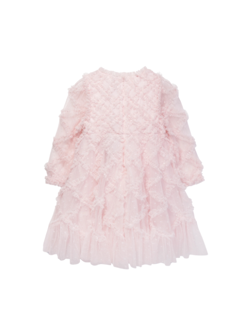 Evelyn Kids Dress Pink