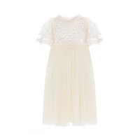 Lilybelle Sequin Kids Dress Champagne