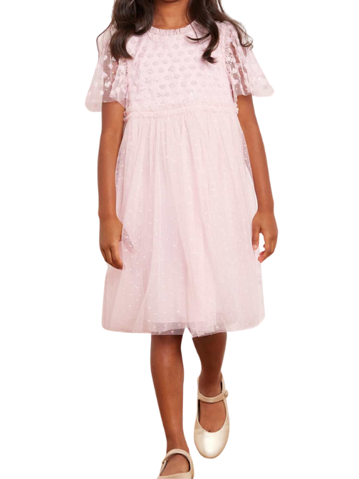 Thea Bodice Kids Dress Pink