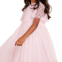 Thea Bodice Kids Dress Pink