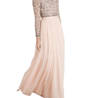 Andromeda Long Sleeves Embellished Maxi Dress by Needle & Thread - Rental Hong Kong