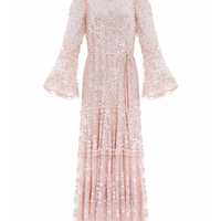 Annie Sequin Tiered Ankle Gown by Needle & Thread - Rental Hong Kong