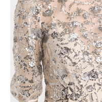 Champagne Sequinned Maxi Dress by Self Portrait - Rental Hong Kong
